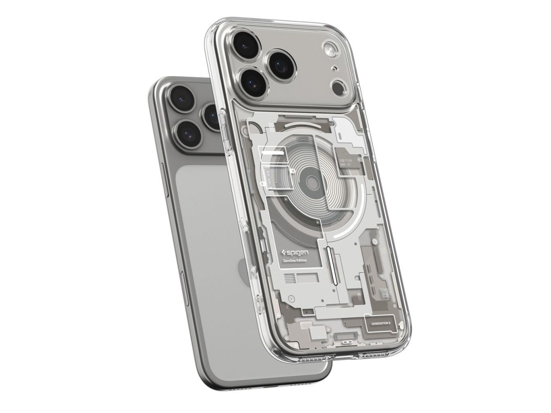 Funda Spigen Ultra Hybrid MagSafe para iPhone 17 Pro Zero One - titanio