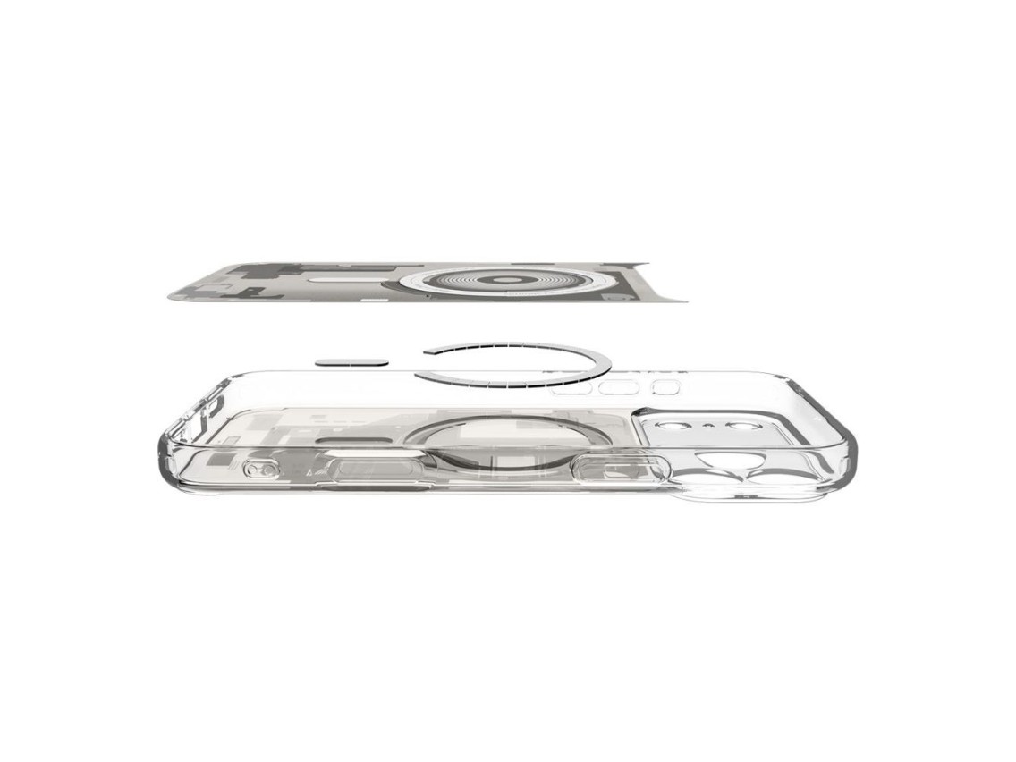 Funda Spigen Ultra Hybrid MagSafe para iPhone 17 Pro Zero One - titanio
