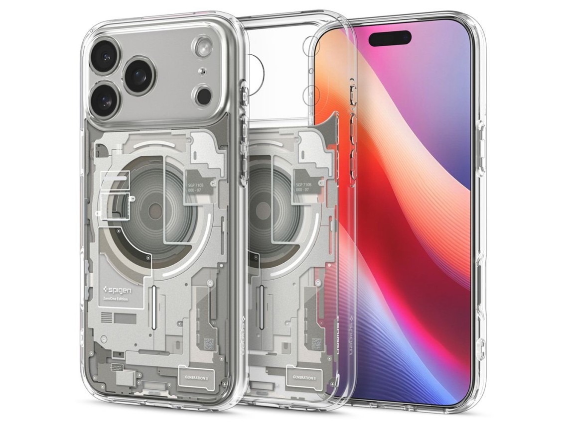 Funda Spigen Ultra Hybrid MagSafe para iPhone 17 Pro Zero One - titanio