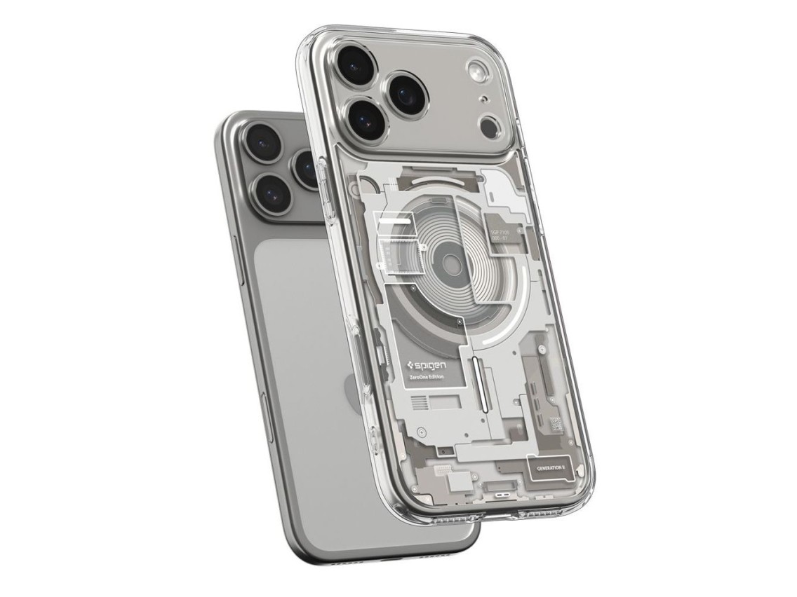 Funda Spigen Ultra Hybrid MagSafe para iPhone 17 Pro Zero One - titanio