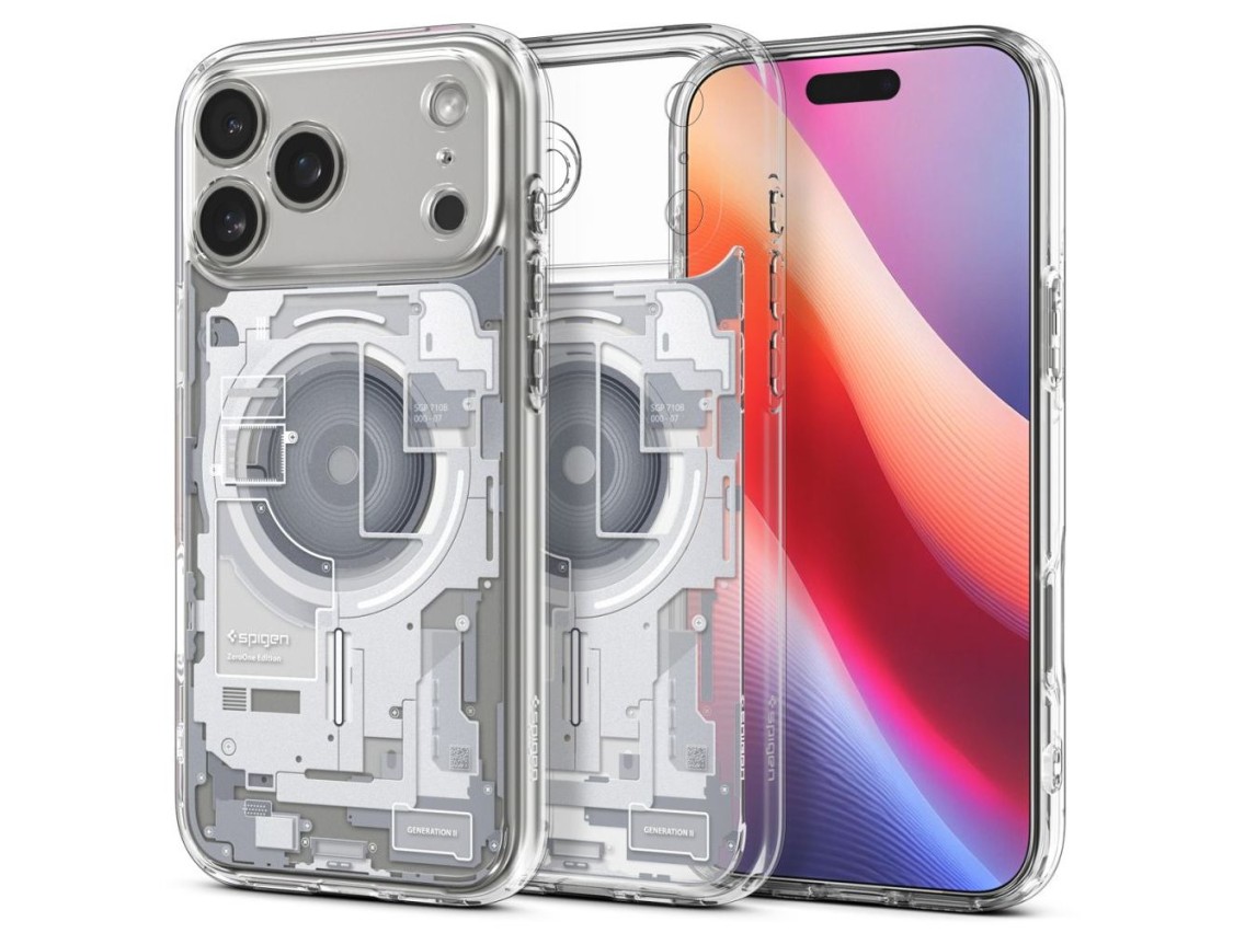Funda Spigen Ultra Hybrid MagSafe para iPhone 17 Pro Zero One - Blanco