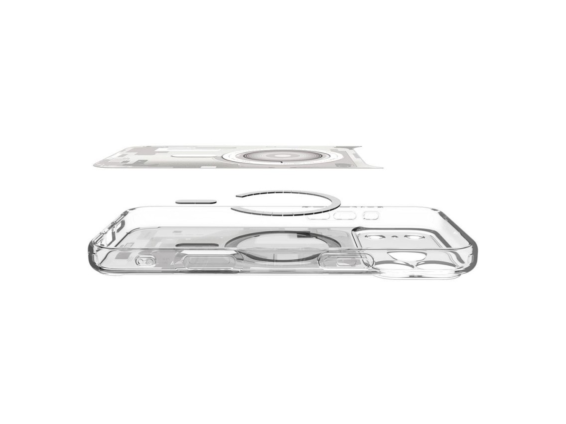 Funda Spigen Ultra Hybrid MagSafe para iPhone 17 Pro Zero One - Blanco