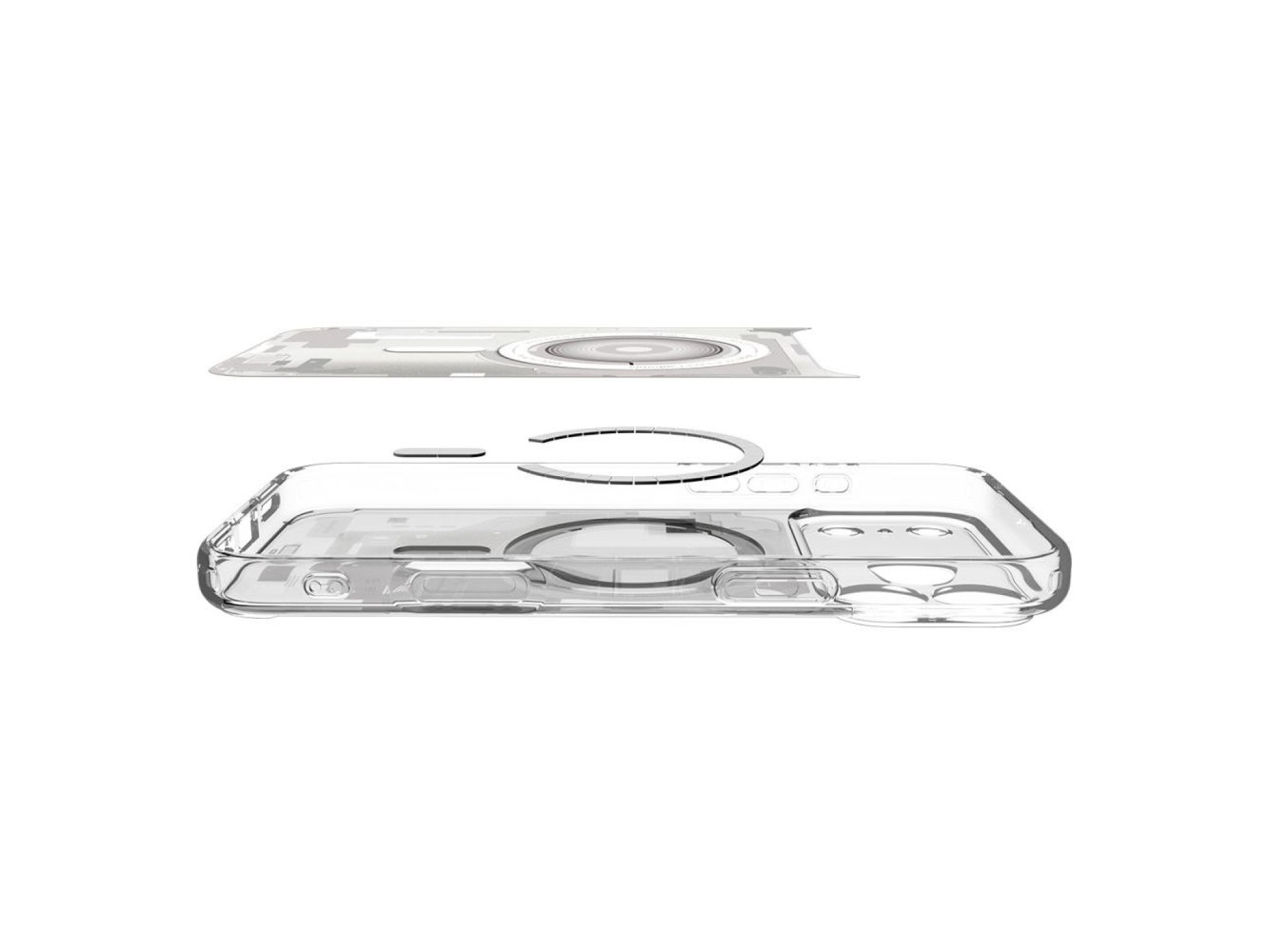 Funda Spigen Ultra Hybrid MagSafe para iPhone 17 Pro Zero One - Blanco