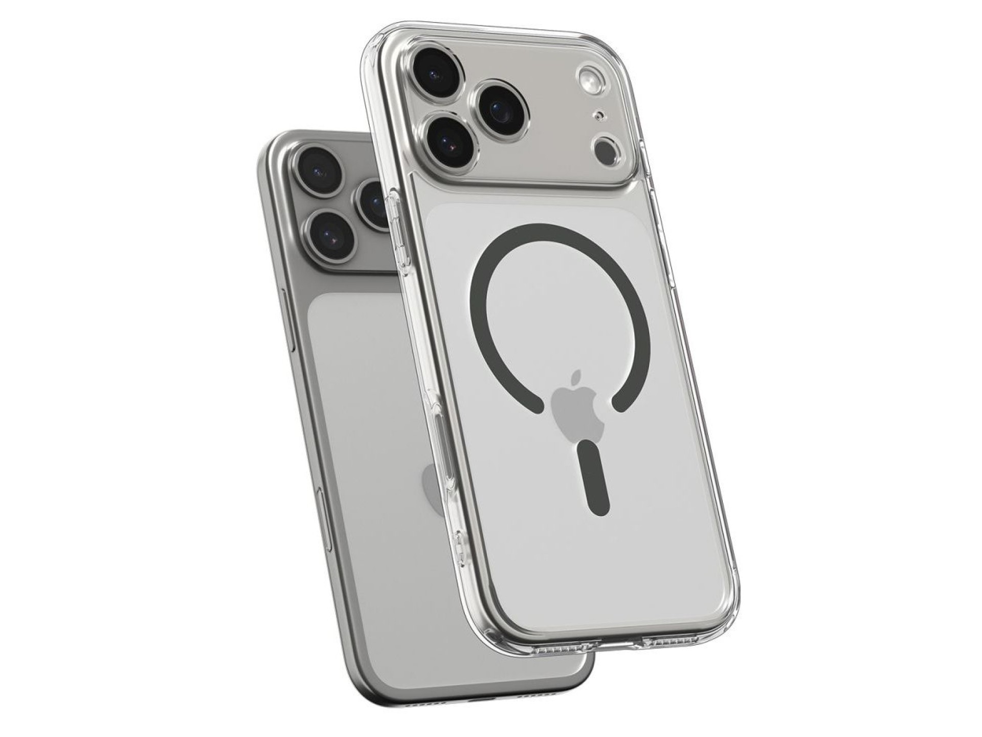 Spigen Ultra Hybrid MagSafe Case for iPhone 17 Pro - Clear Gray