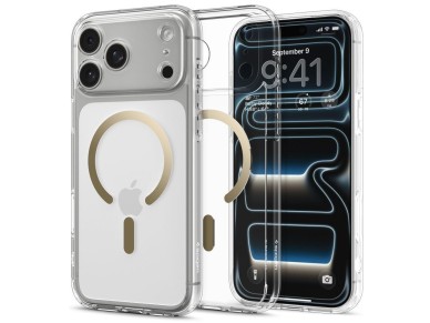 Spigen Ultra Hybrid MagSafe Case for iPhone 17 Pro - Transparent Gold Spigen Ultra Hybrid MagSafe Case for iPhone 17 Pro - Transparent Gold