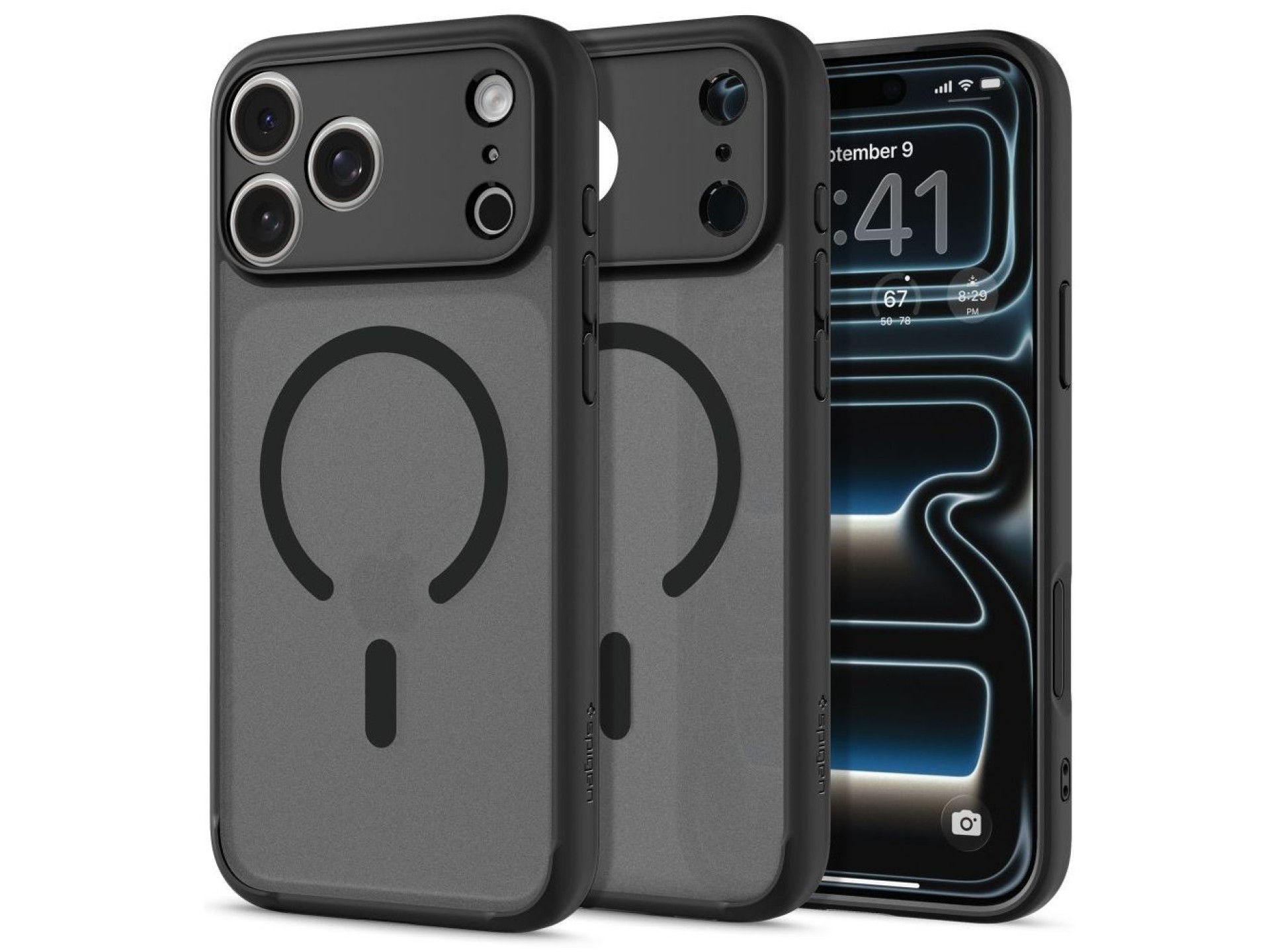 Spigen Ultra Hybrid MagSafe Case for iPhone 17 Pro - Black