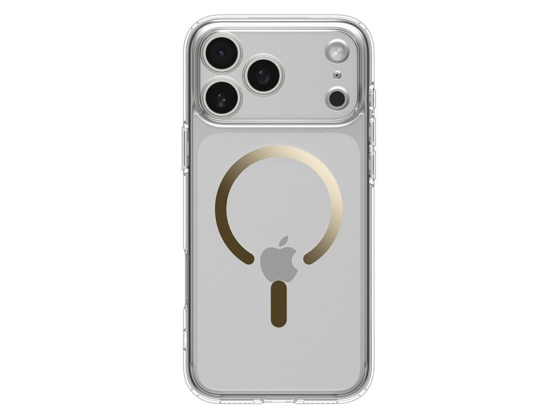 Spigen Ultra Hybrid MagSafe Case for iPhone 17 Pro - Transparent Gold