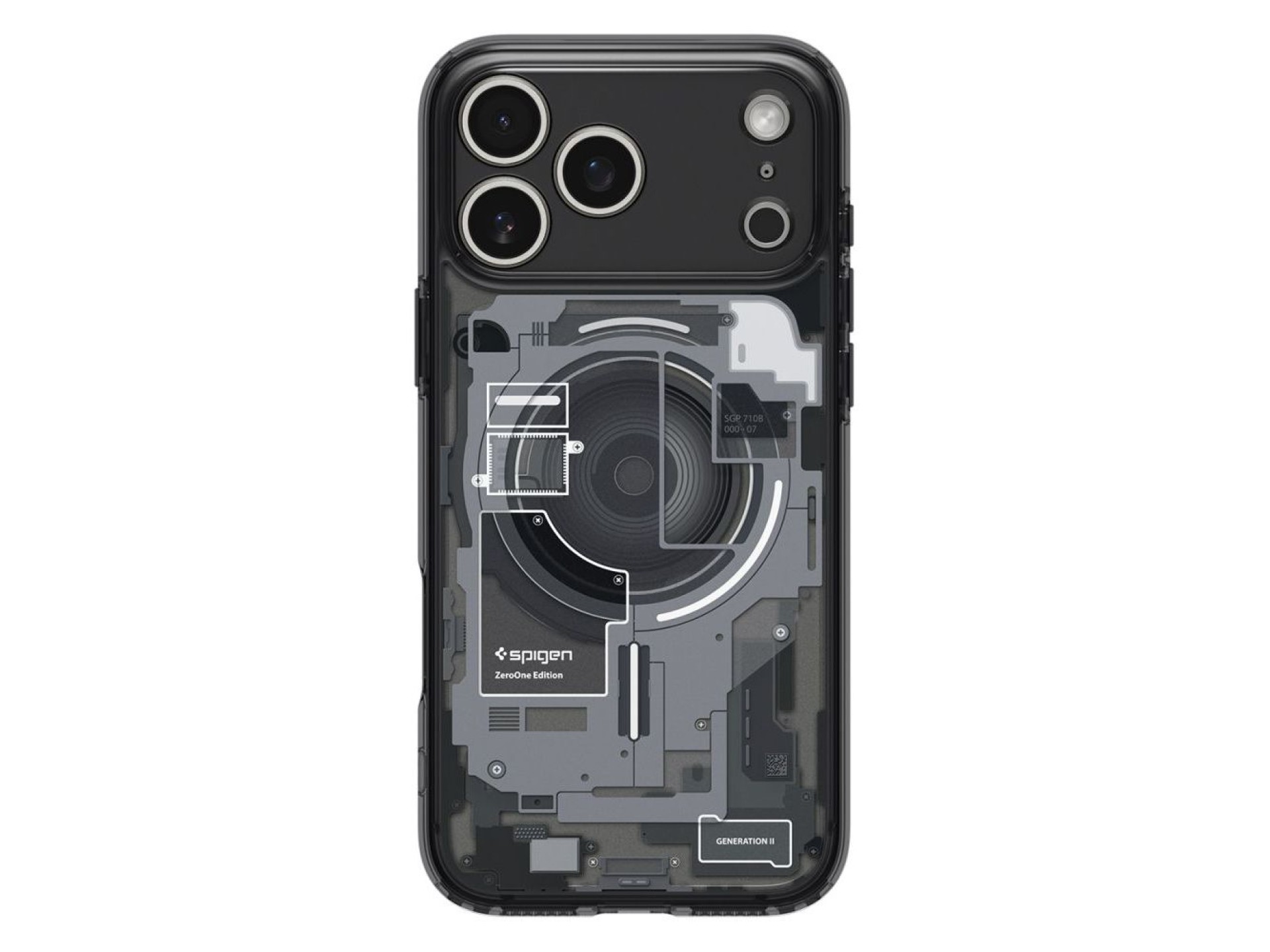 Capa Spigen Ultra Hybrid MagSafe para iPhone 17 Pro Max Neo One - Preta
