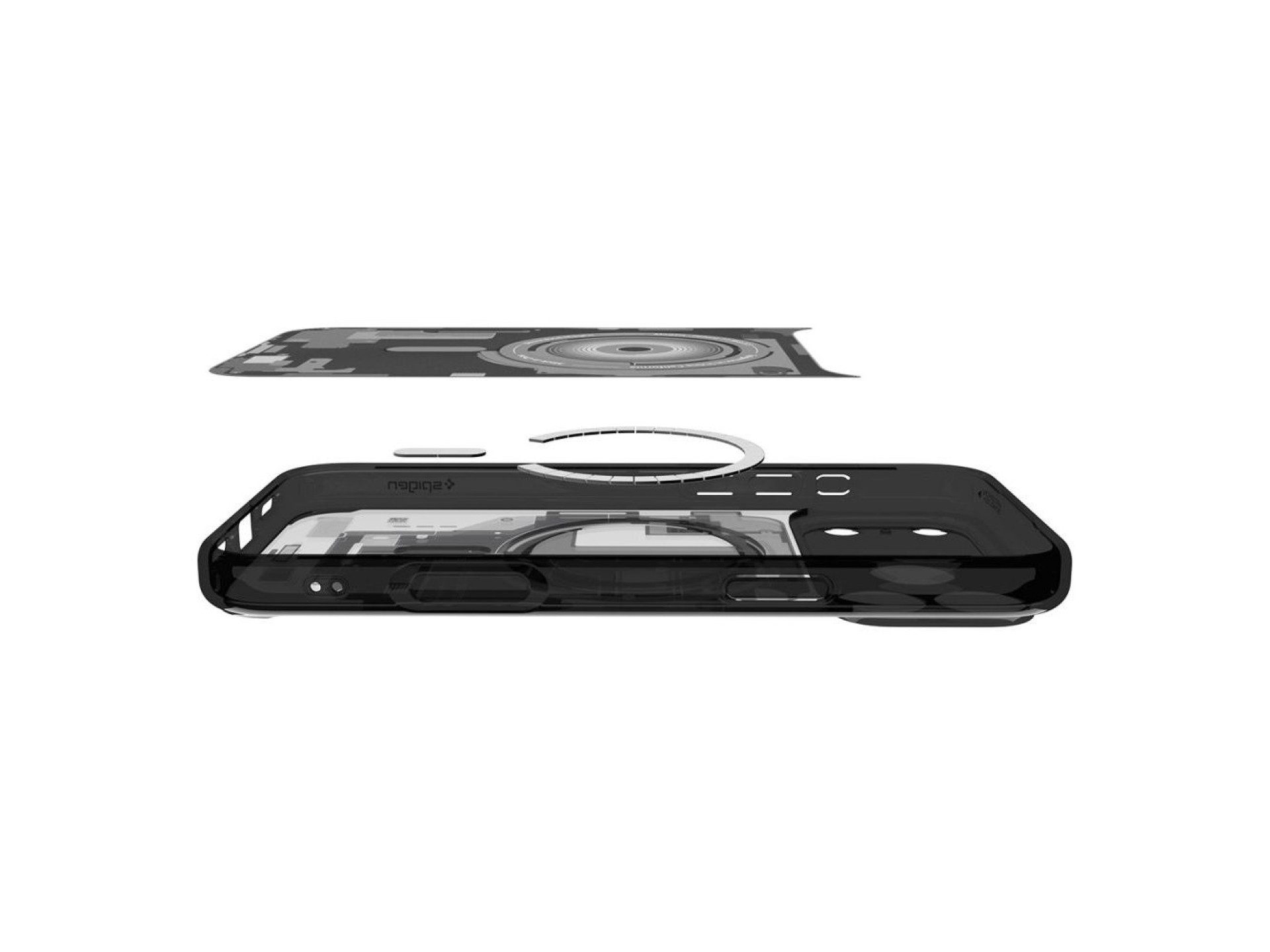 Capa Spigen Ultra Hybrid MagSafe para iPhone 17 Pro Max Neo One - Preta