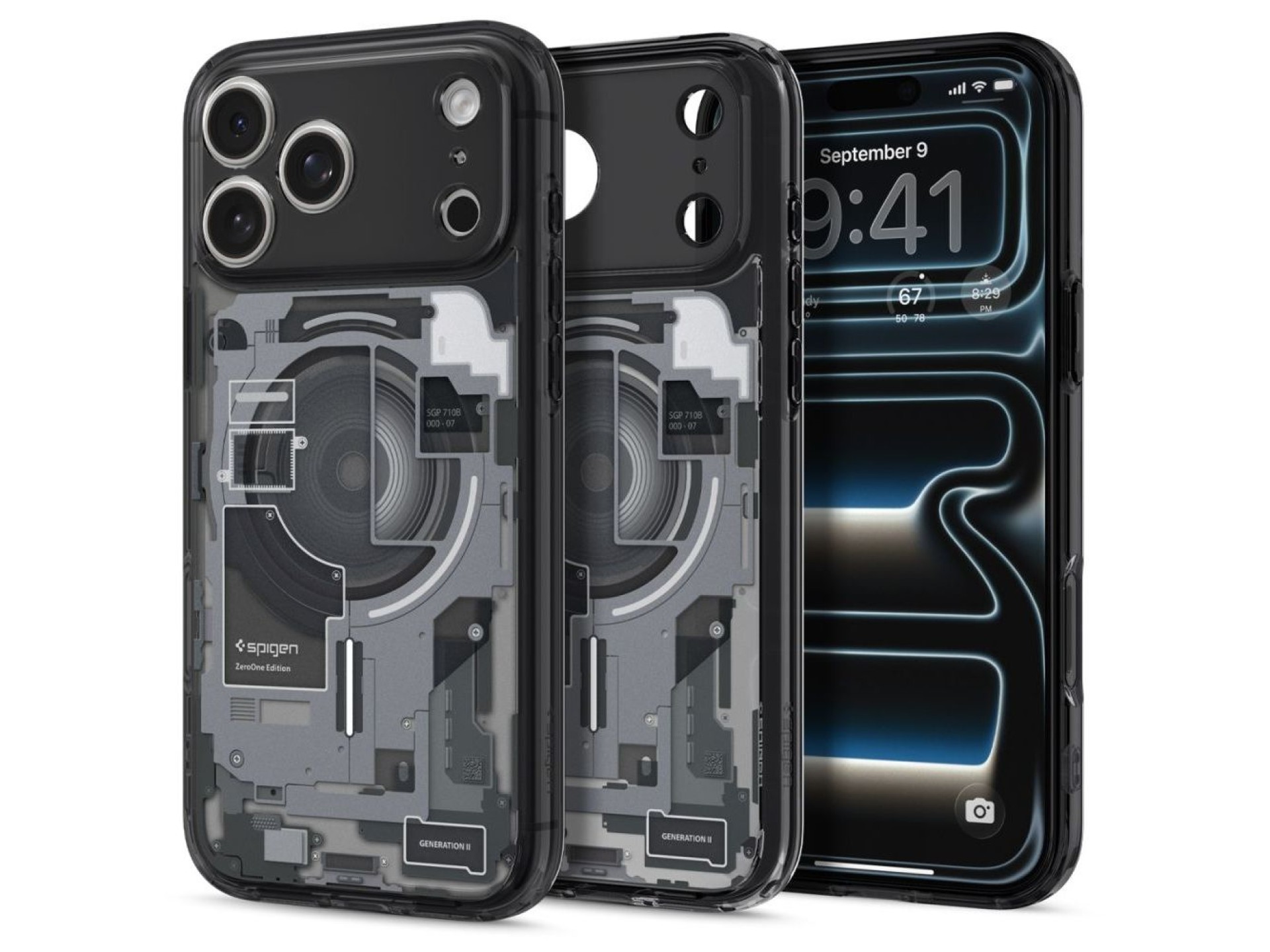 Capa Spigen Ultra Hybrid MagSafe para iPhone 17 Pro Max Neo One - Preta