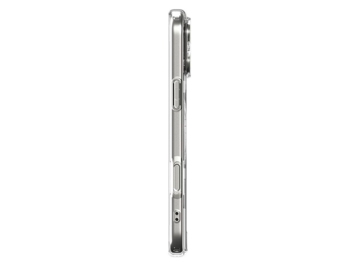 Funda Spigen Ultra Hybrid MagSafe para iPhone 17 Pro Max - Transparente y blanca