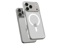 Funda Spigen Ultra Hybrid MagSafe para iPhone 17 Pro Max - Transparente y blanca