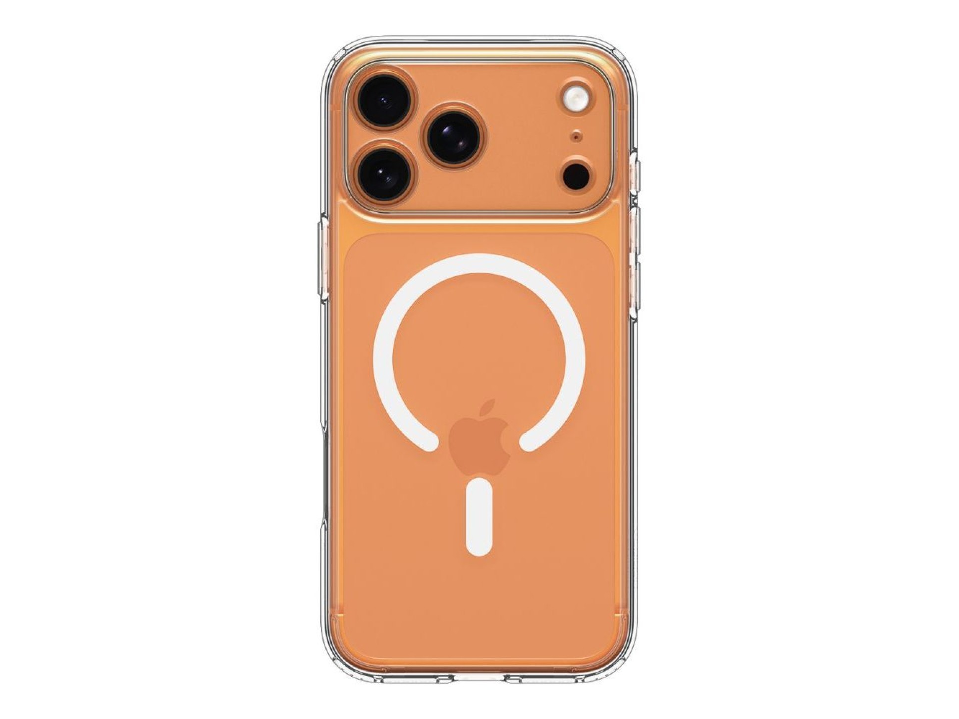Funda Spigen Ultra Hybrid MagSafe para iPhone 17 Pro Max - Transparente y blanca