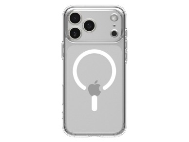 Funda Spigen Ultra Hybrid MagSafe para iPhone 17 Pro Max - Transparente y blanca