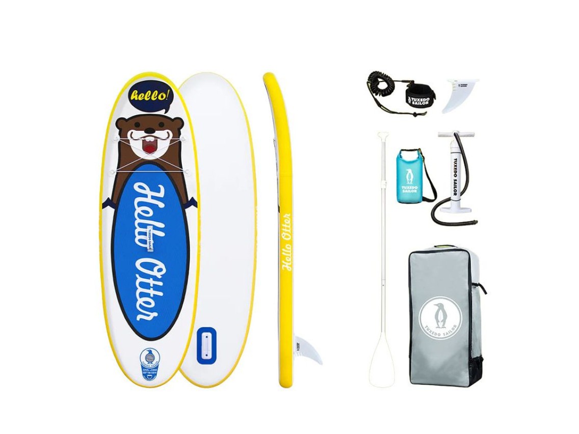 Tabla de paddle surf infantil FunWater Tuxedo Sailor de 2,4 m (azul)