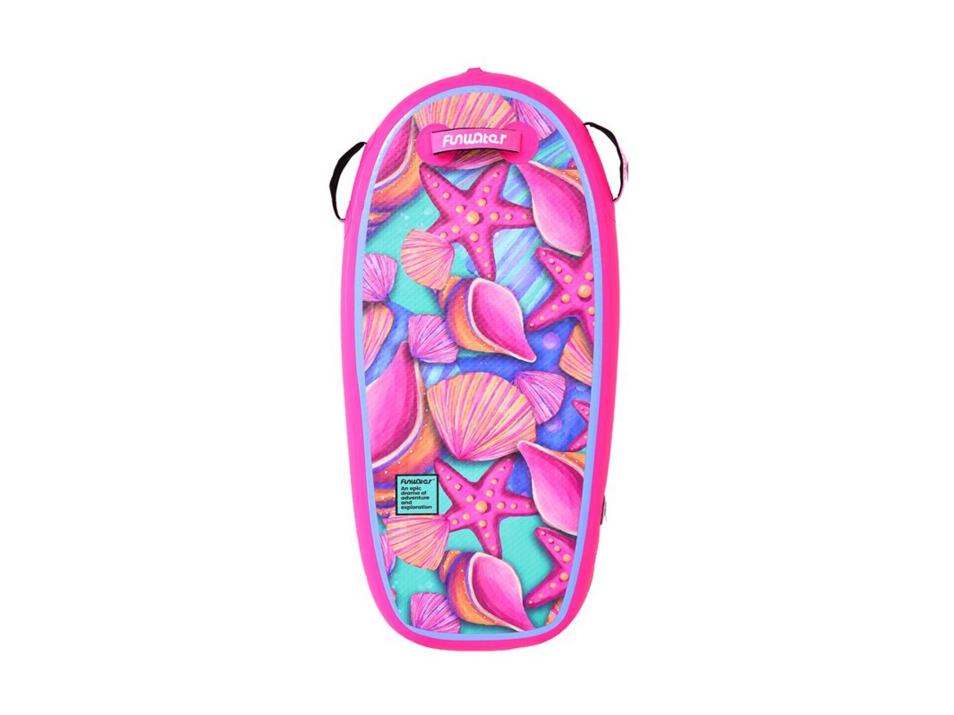 Prancha de bodyboard inflável FunWater ESIZ00089 1,1m (rosa)