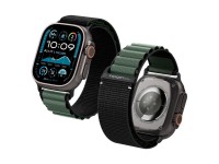Correa Spigen WBF1 para Apple Watch 44 / 45 / 46 / 49 mm - Negra y Verde