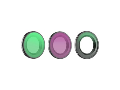 Filtros de lente Sunnylife de 1/4" (3 unidades): Black Mist + CPL + ND16 para Osmo Nano