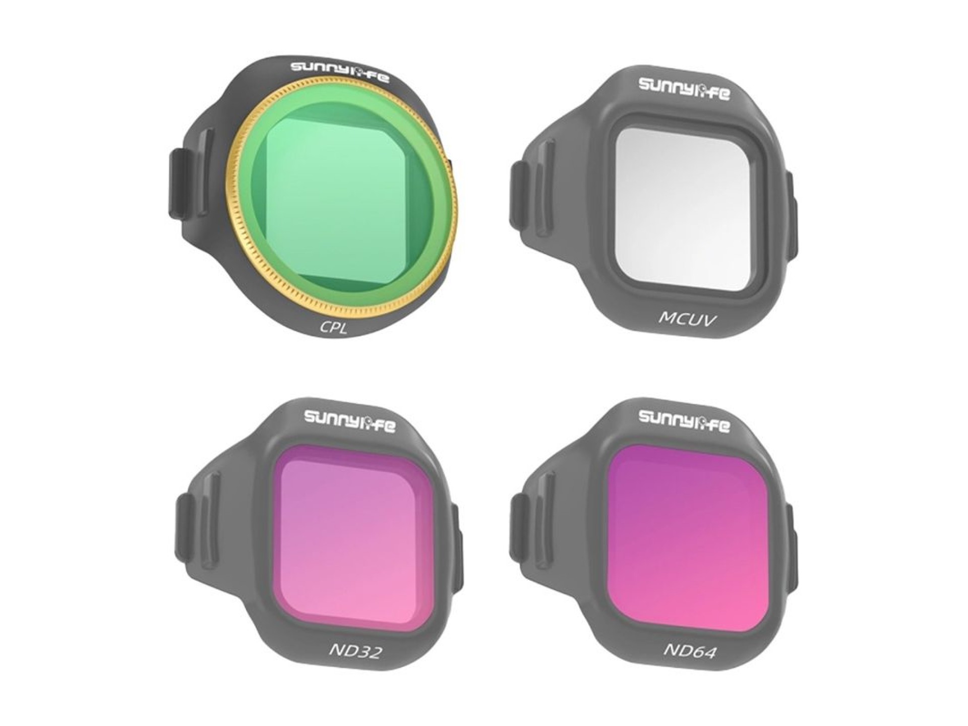 Set of 4 Sunnylife MCUV + CPL + ND32 + ND64 filters for MINI 5 Pro