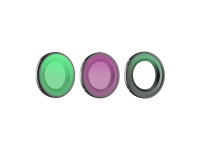 Filtros de lente Sunnylife de 1/4" (3 unidades): Black Mist + CPL + ND16 para Osmo Nano