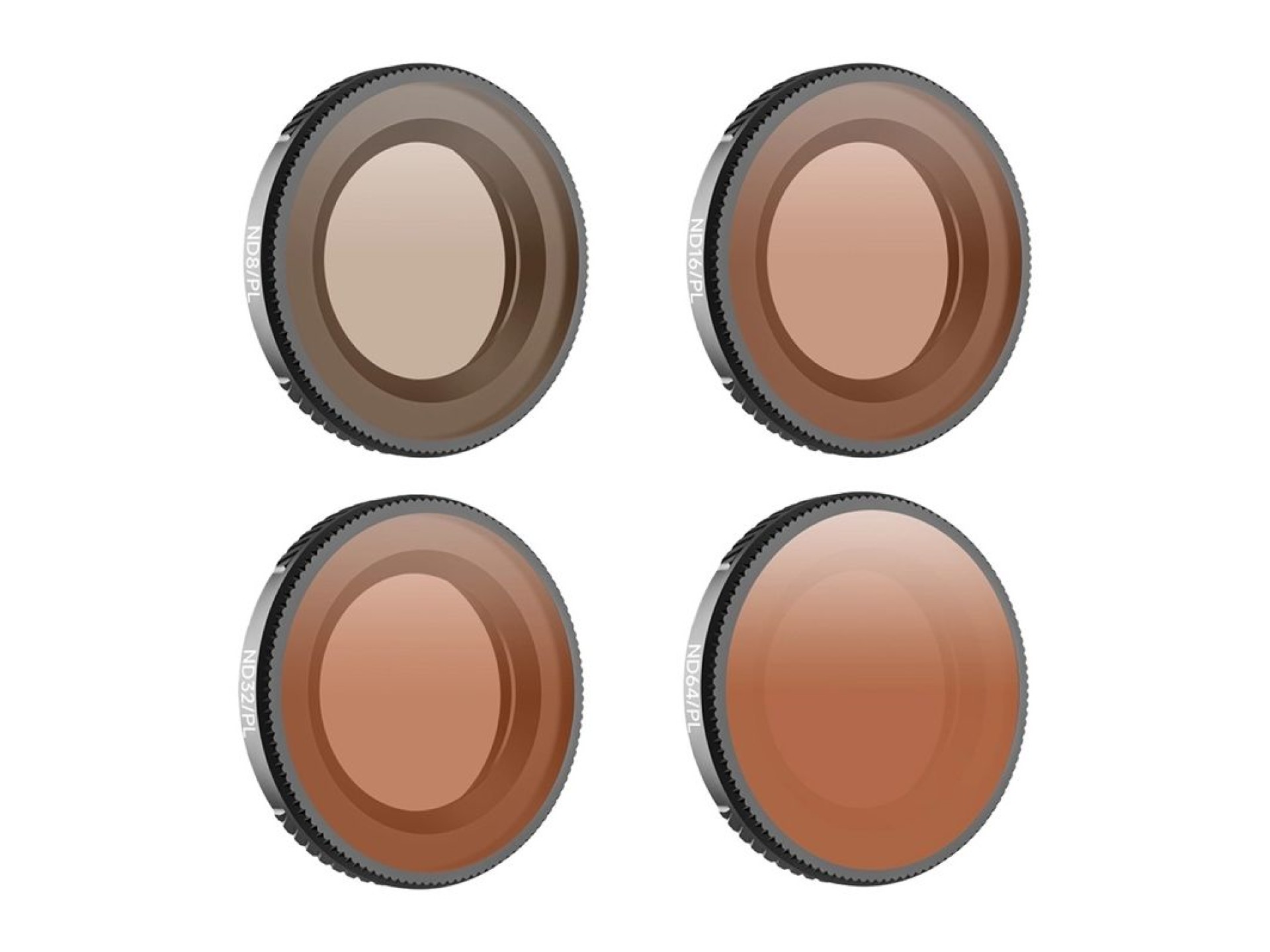Conjunto de 4 filtros Sunnylife ND8/PL + ND16/PL + ND32/PL + ND64/PL para Osmo Nano
