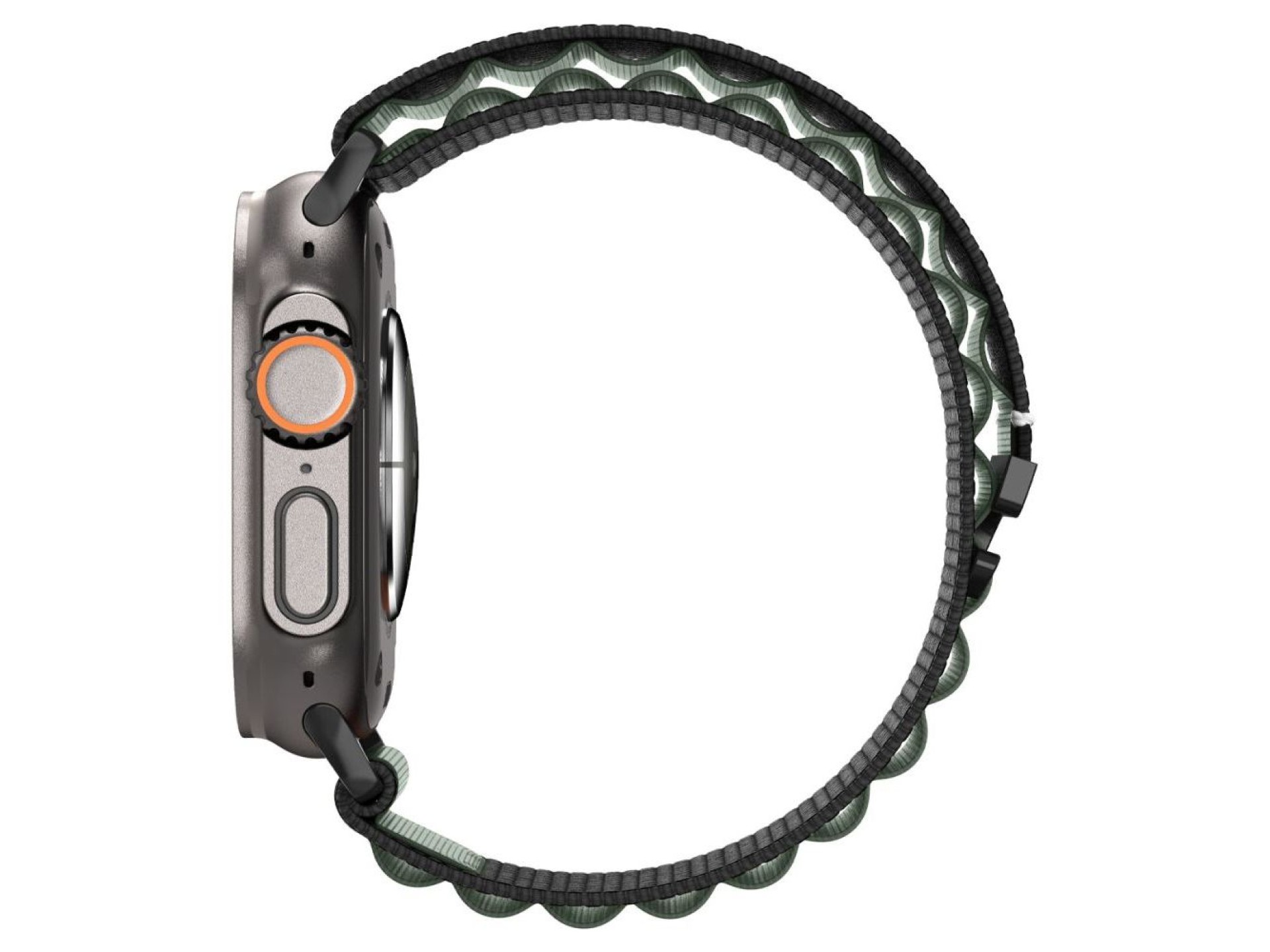 Correa Spigen WBF1 para Apple Watch 44 / 45 / 46 / 49 mm - Negra y Verde
