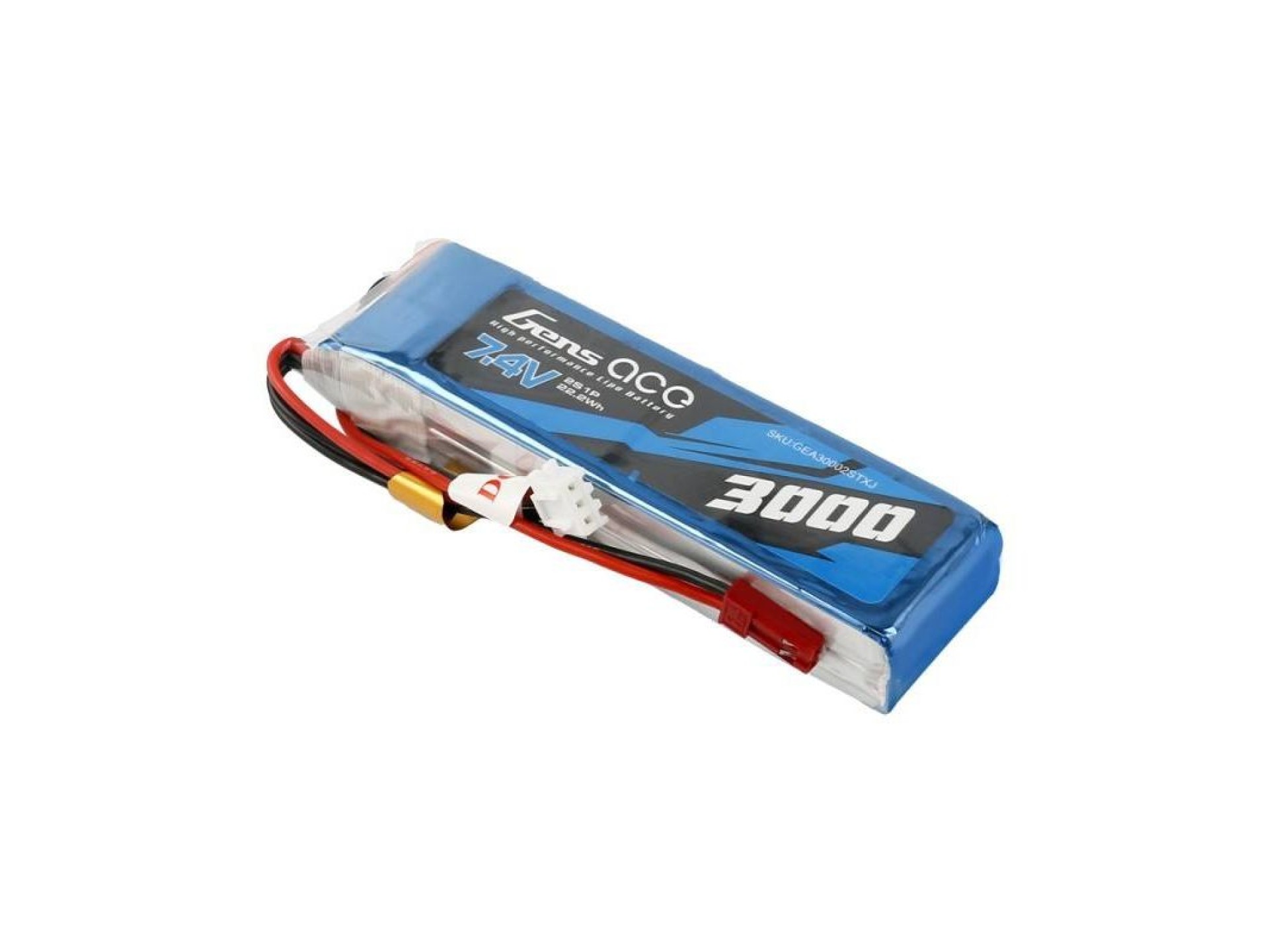 Batería Gens Ace 3000mAh 7.4V 1C 2S1P LiPo