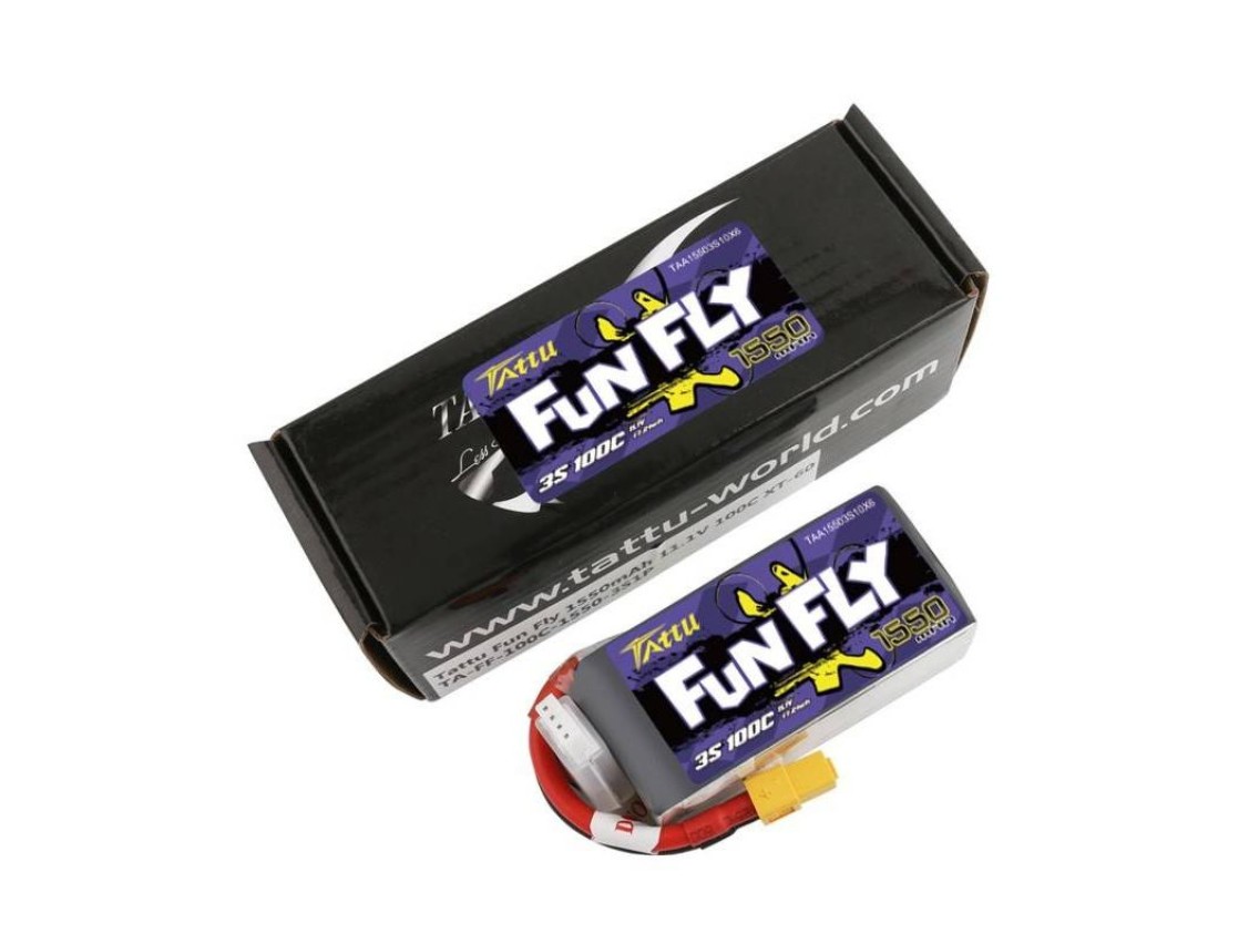 Battery Tattu Funfly 1550mAh 11,1V 100C 3S1P
