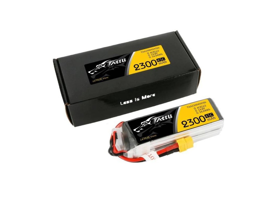 Battery Tattu 2300mAh 14,8V 75C 4S1P XT60