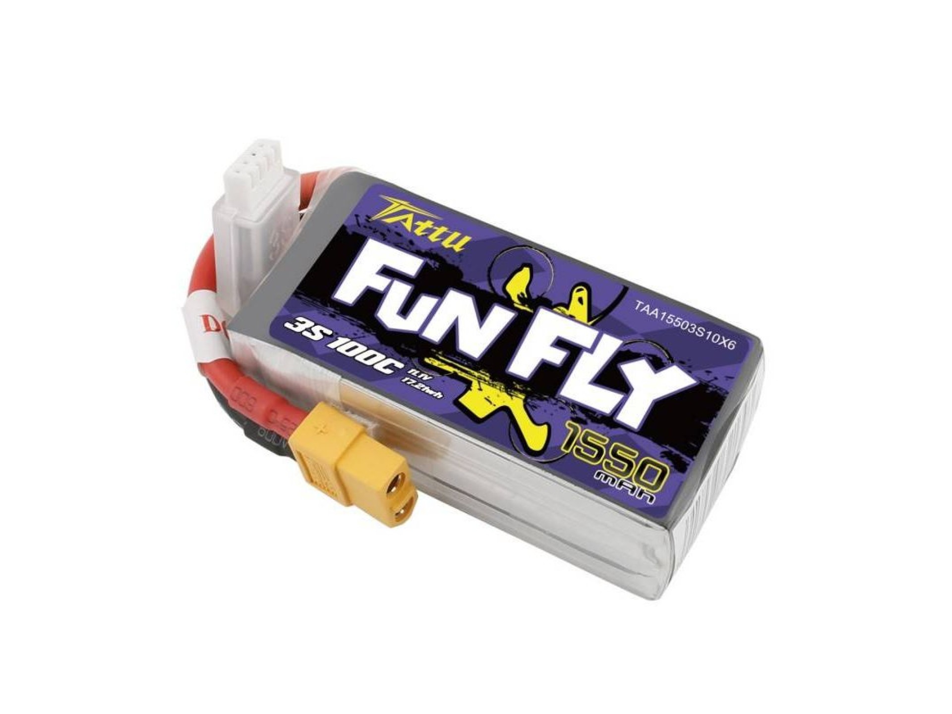 Battery Tattu Funfly 1550mAh 11,1V 100C 3S1P