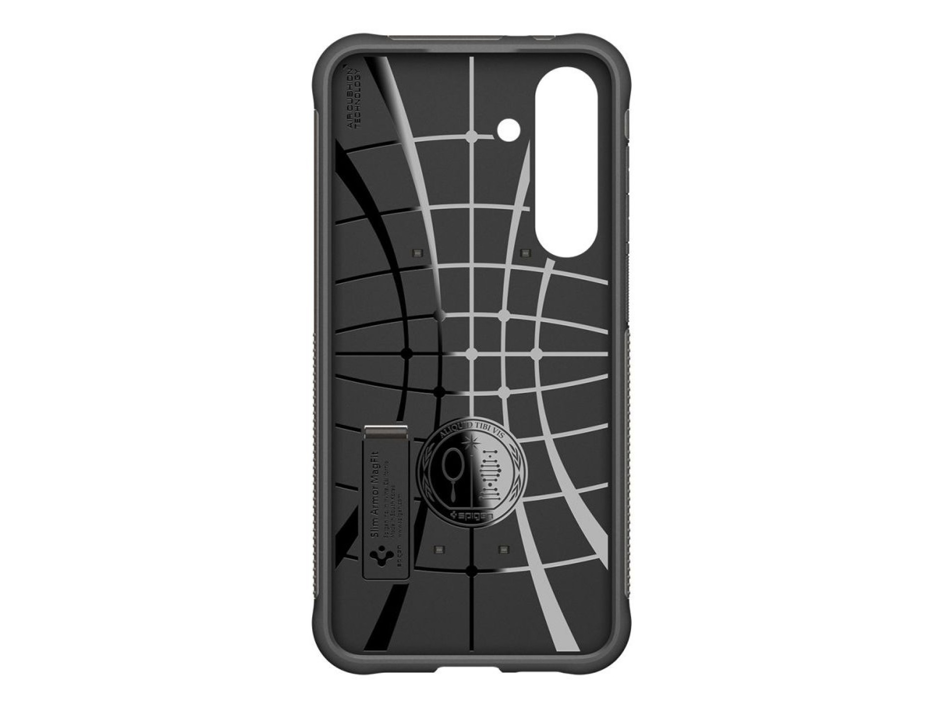Capa Spigen Slim Armor Mag MagSafe para Samsung Galaxy S25 FE - Cinza