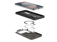 Capa Spigen Slim Armor Mag MagSafe para Samsung Galaxy S25 FE - Cinza Capa Spigen Slim Armor Mag MagSafe para Samsung Galaxy S25 FE - Cinza