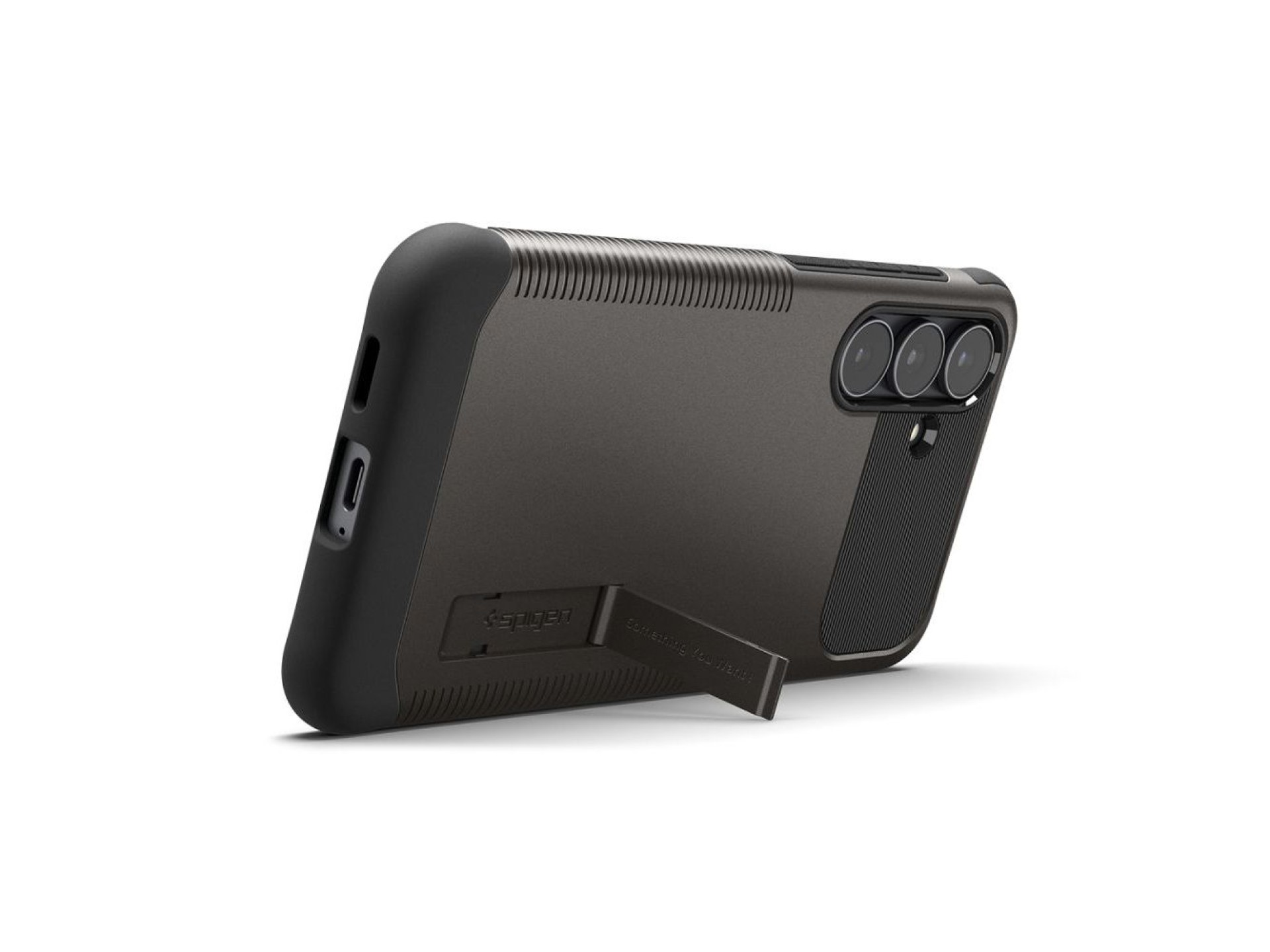 Capa Spigen Slim Armor Mag MagSafe para Samsung Galaxy S25 FE - Cinza