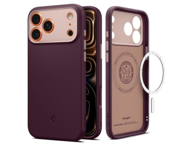 Spigen Nano Pop Mag MagSafe Case for iPhone 17 Pro Max - Burgundy