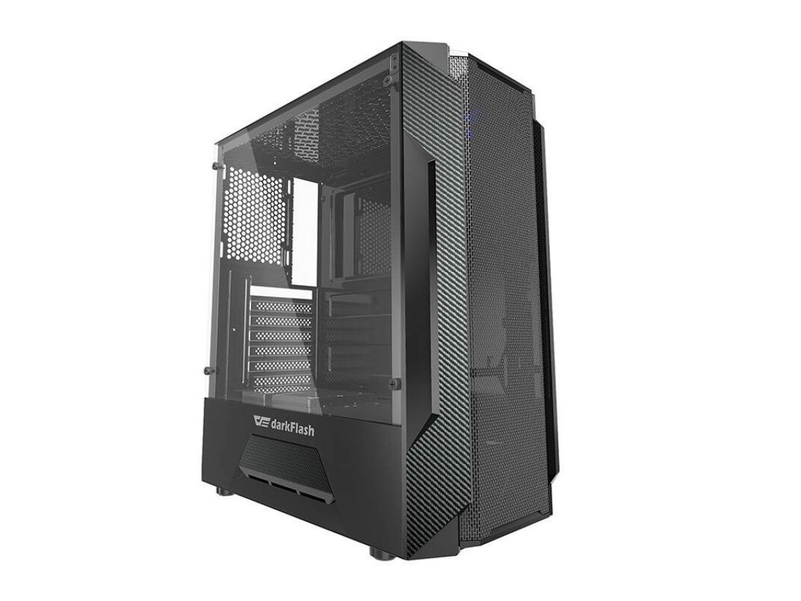 Gabinete para computador Darkflash LEO (preto)