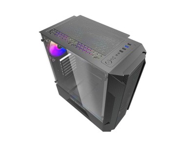 Gabinete para computador Darkflash LEO (preto)