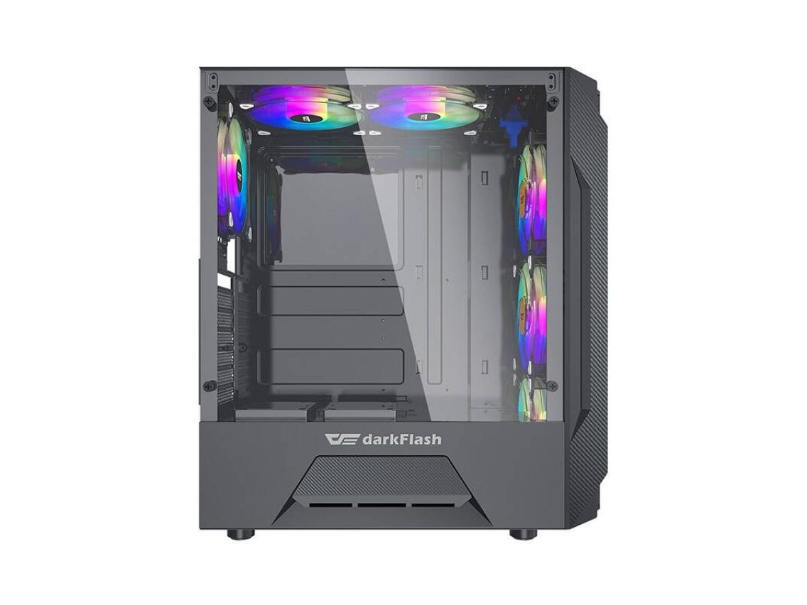 Gabinete para computador Darkflash LEO (preto)