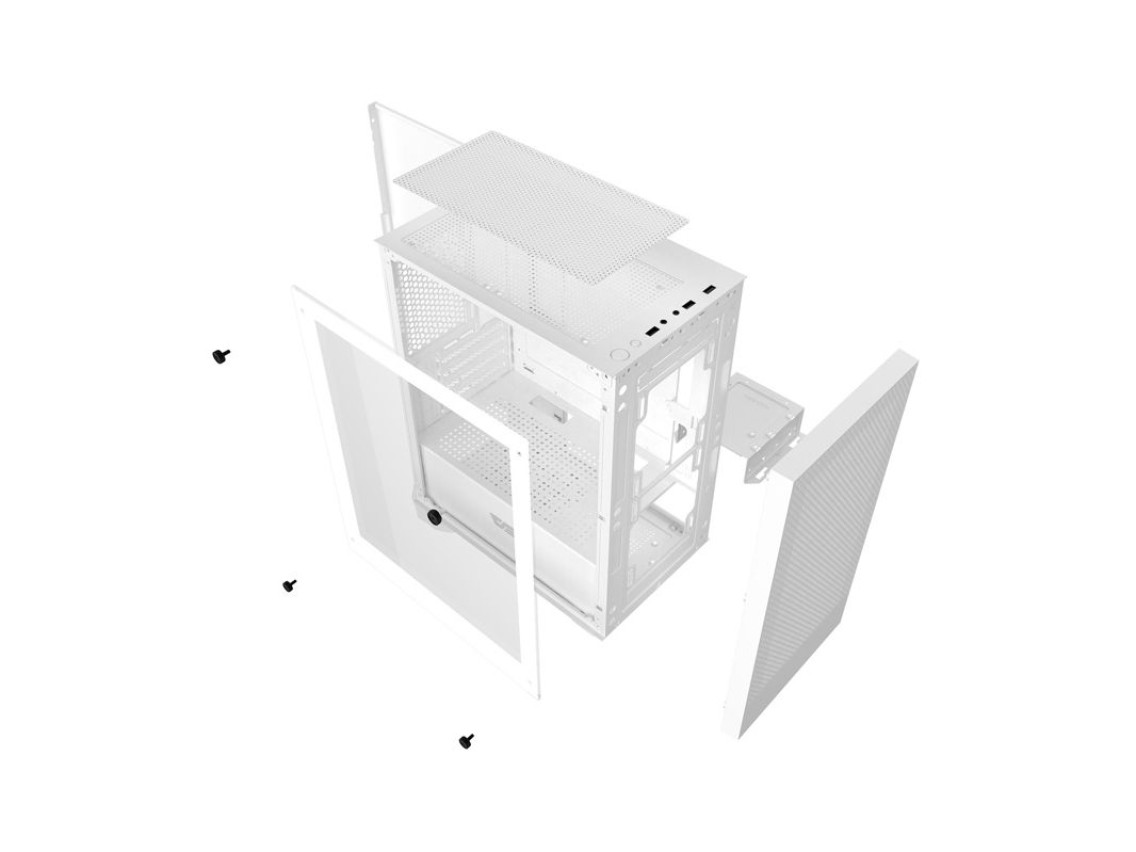 Gabinete para computador Darkflash M305 sem ventoinhas (Branco)
