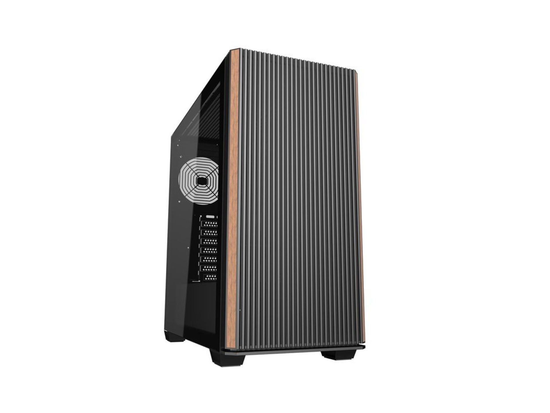 Gabinete para computador Darkflash DS900WS ATX sem ventoinhas (Preto)