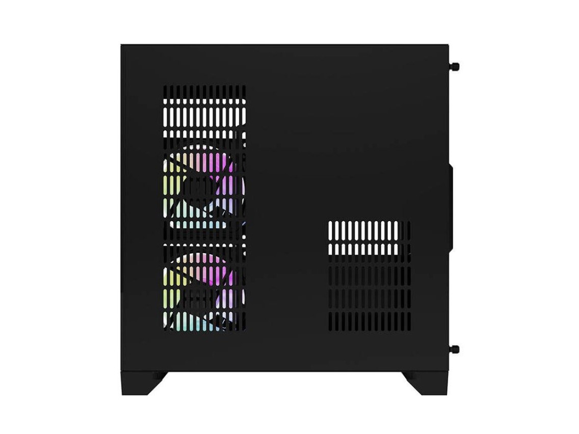Gabinete para computador Darflash FT350 + 5 ventoinhas aRGB (preto)