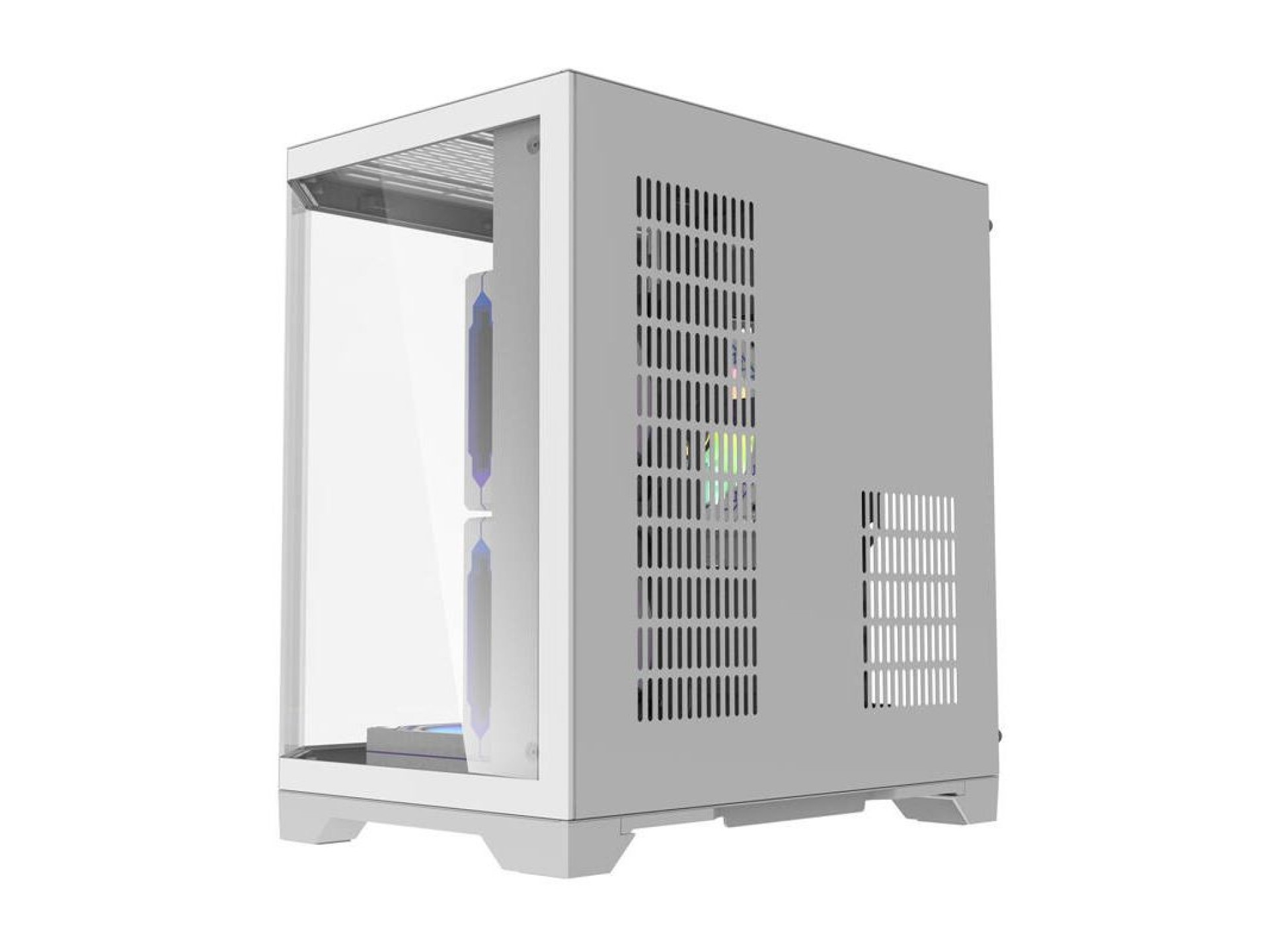 Gabinete para computador Darflash FT350 + 5 ventoinhas aRGB (brancas)