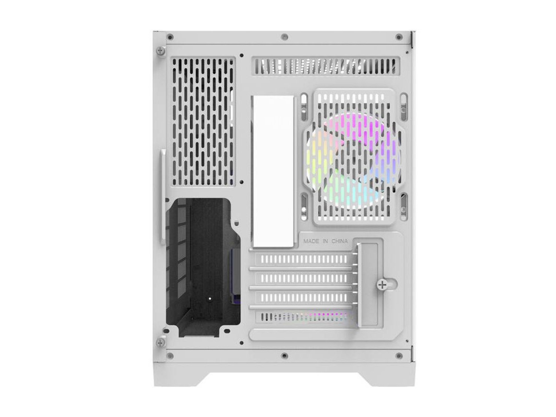 Gabinete para computador Darflash FT350 + 5 ventoinhas aRGB (brancas)