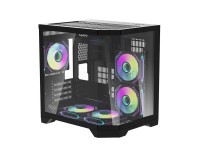 Gabinete para computador Darflash FT350 + 5 ventoinhas aRGB (preto) Gabinete para computador Darflash FT350 + 5 ventoinhas aRGB (preto)