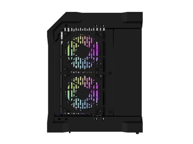 Gabinete para computador Darflash FT350 + 5 ventoinhas aRGB (preto)