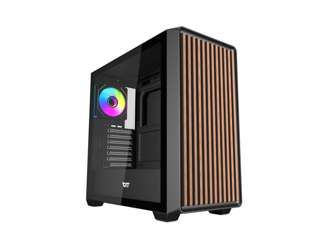 Gabinete para computador Darkflash DS900WD ATX (preto)