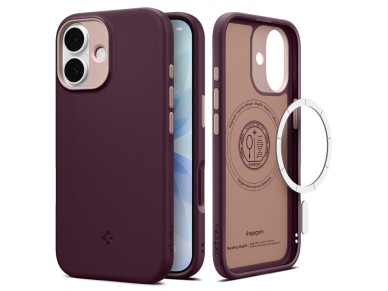 Spigen Nano Pop Mag MagSafe case for iPhone 17 - burgundy Spigen Nano Pop Mag MagSafe case for iPhone 17 - burgundy