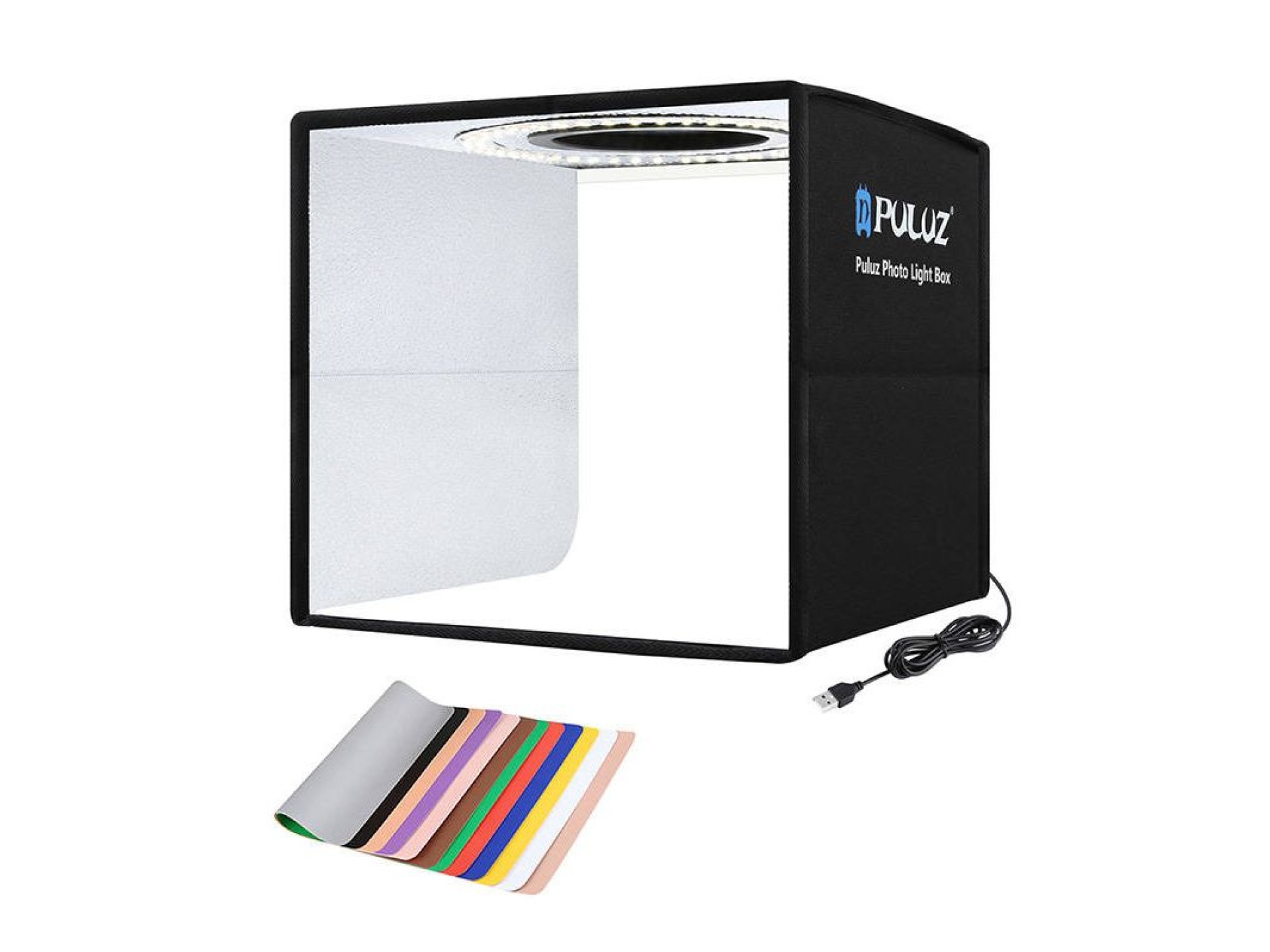 Estudio fotográfico Puluz PU5025B LED 25cm