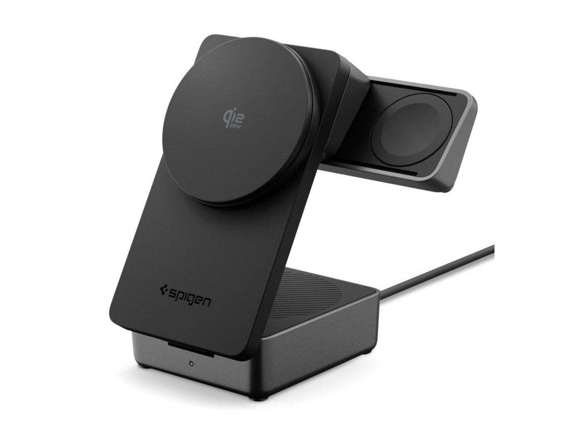Spigen Essential Qi2.2 25W 3in1 MagSafe Magnetic Wireless Charger - Black