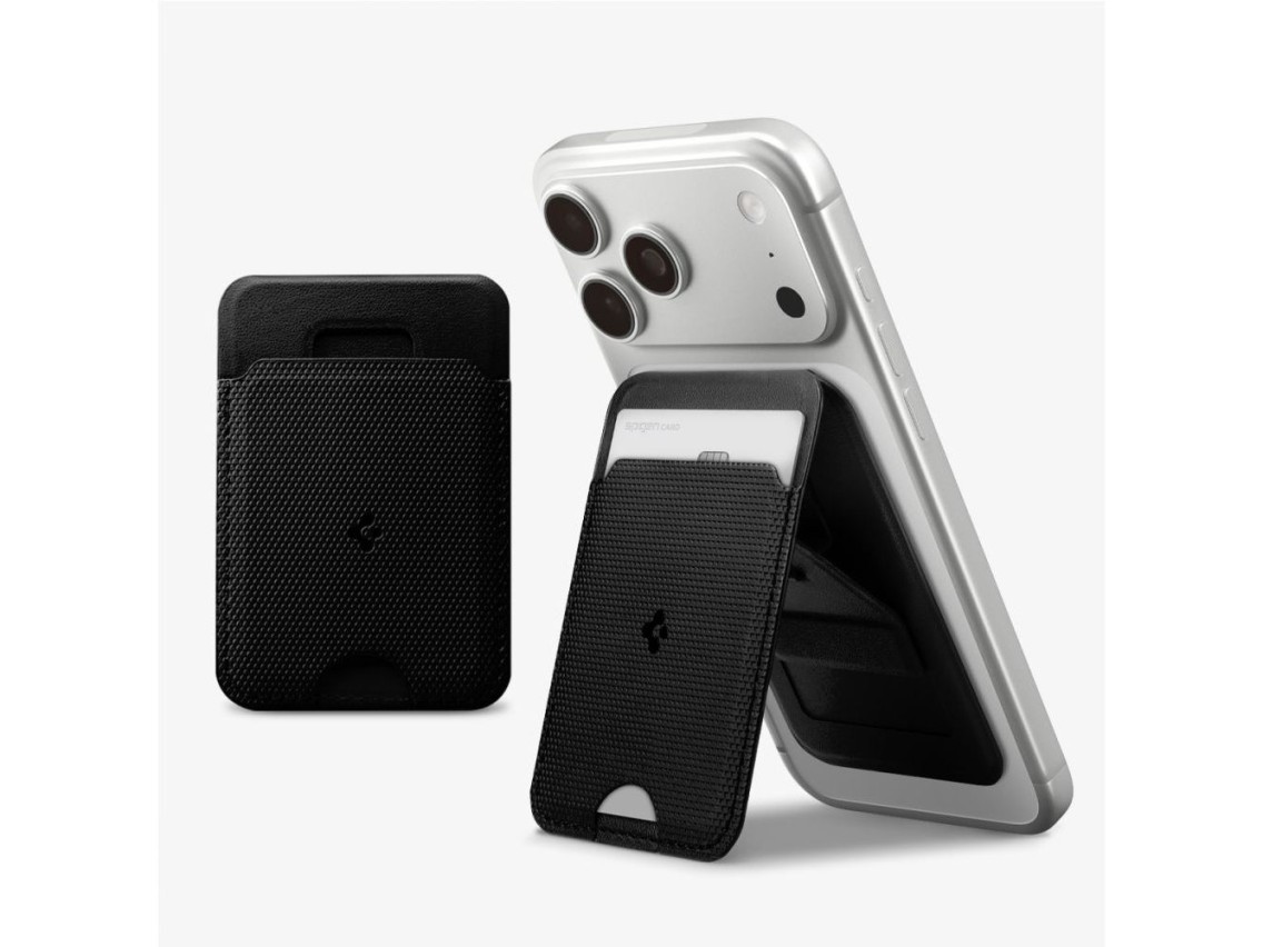 Carteira Magnética Spigen S314-1 MagSafe - Preta
