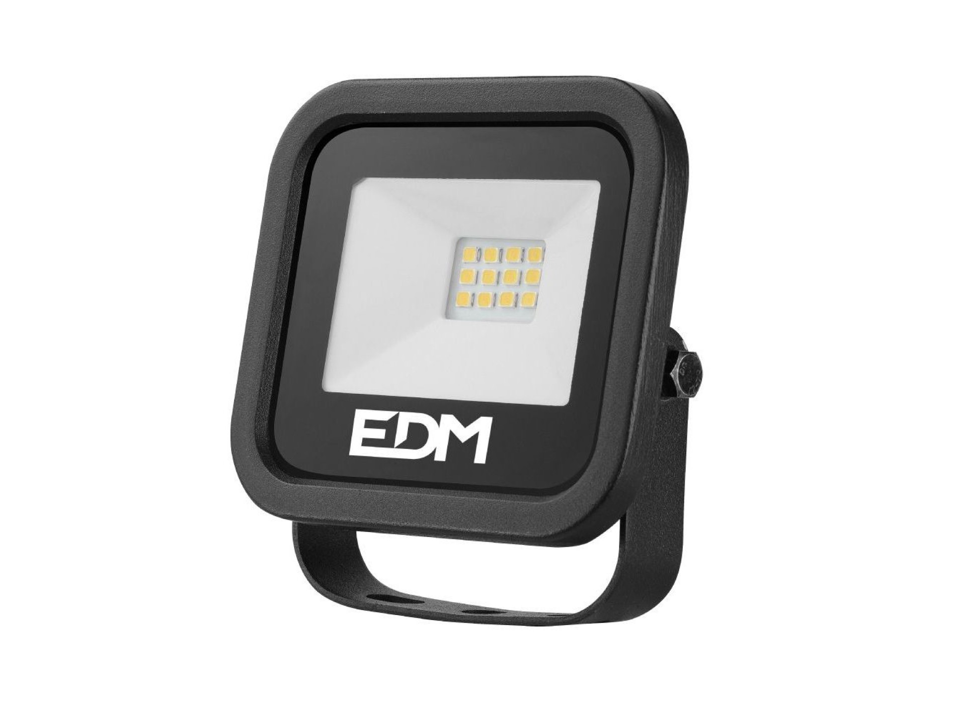 Led projector spotlight 10 w 800 lm 4000 k daylight black series - 9.2 x 8.1 x 2.7 cm